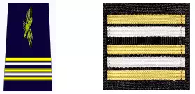 Galon de lieutenant-colonel de l'Armée de l'Air et de l'Espace