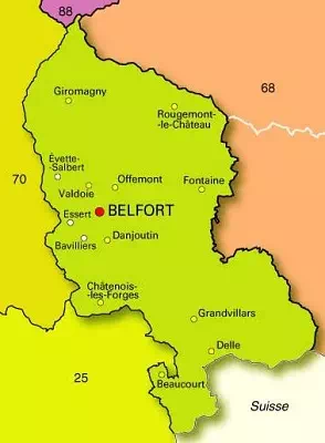 Département Territoire de Belfort 90