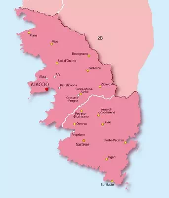 Département Corse-du-Sud 2A