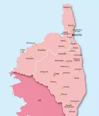 Département Haute-Corse 2B