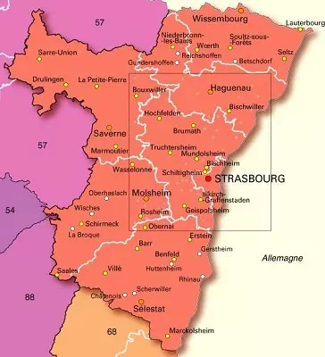 Département Bas-Rhin 67