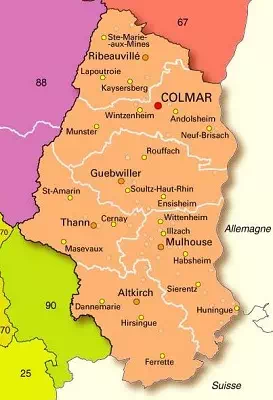Département Haut-Rhin 68