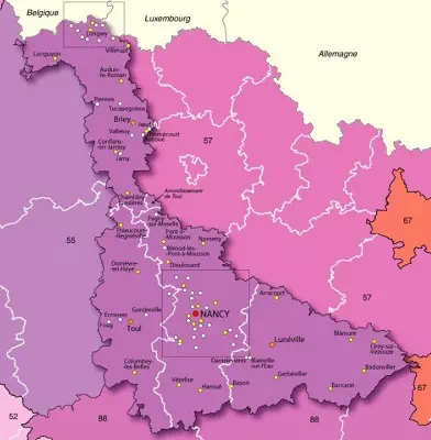 Département Meurthe-et-Moselle 54