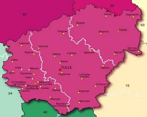 Département Corrèze 19