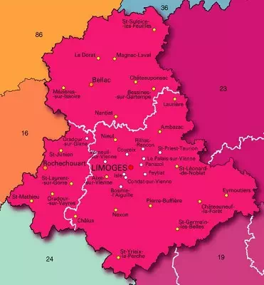 Département Haute-Vienne 87