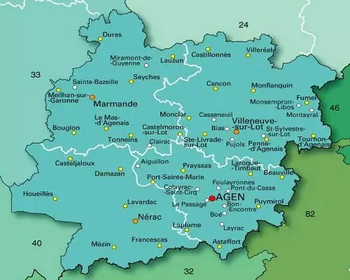 Département Lot-et-Garonne 47