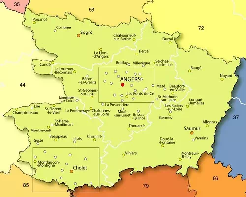 Département Maine-et-Loire 49