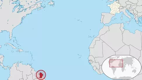 Carte de France et Guyane